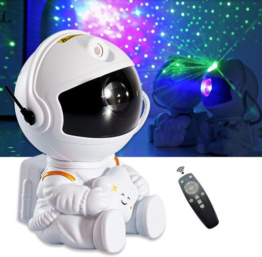 Astronaut projektor lampa F3 JWD bela