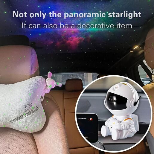 Astronaut projektor lampa F3 JWD bela