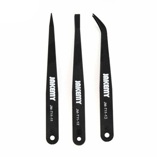 JAKEMY JM-T11 3in1 set plasticnih pinceta