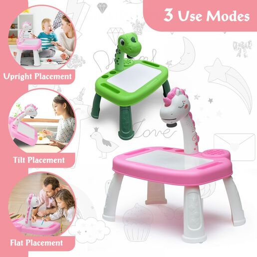 Decija igracka projektor za crtanje pink