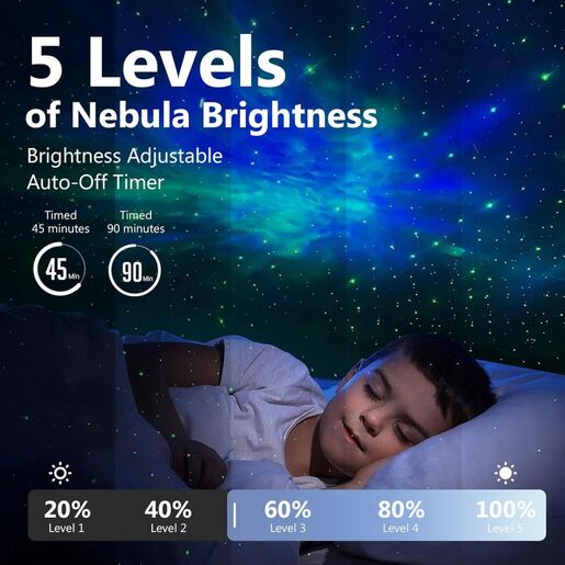 Astronaut projektor lampa M18 JWD bela