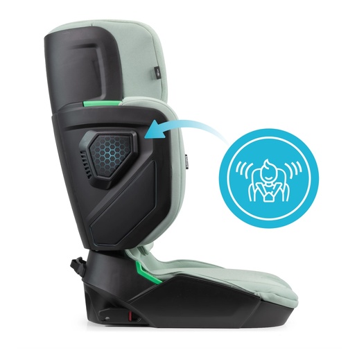 Kidnort Mane auto sedište i-size 100-150cm green KNFOT000011