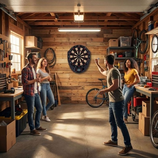 MULTIGARDEN Elektronski pikado 41 cm sa LCD ekranom, 26 igara, set sa 6 pikada AP-101