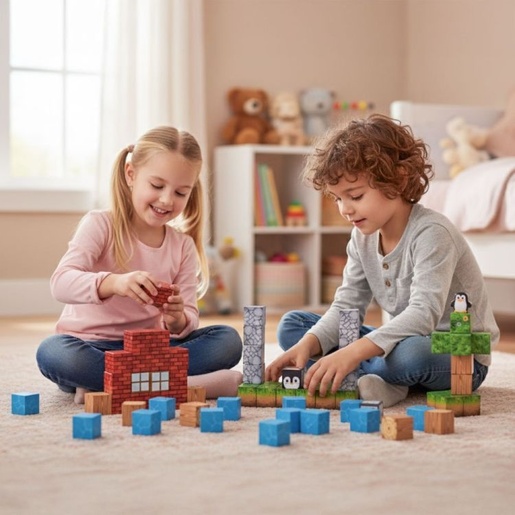 ECO TOYS Set magnetnih kocki za decu – 87 delova HC713654