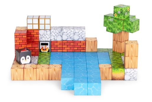 ECO TOYS Set magnetnih kocki za decu – 87 delova HC713654
