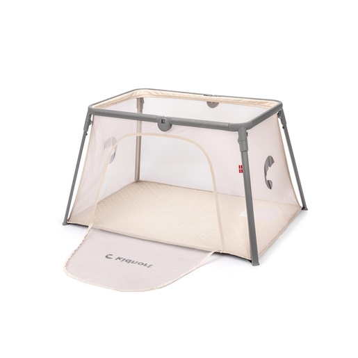 Kidnort Bleke 2u1 prenosivi krevetac beige KNLOZ000020