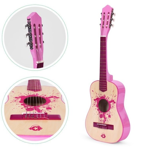 ECO TOYS Roze velika gitara za decu – HX18022-30 PINK