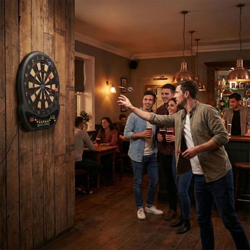 MULTIGARDEN Elektronski pikado 48 cm sa LCD ekranom, 27 igara, set sa 12 pikada AP-400