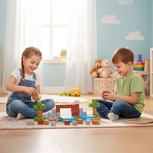 ECO TOYS Set magnetnih kocki za decu – 119 delova HC737468