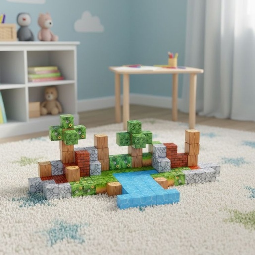 ECO TOYS Set magnetnih kocki za decu – 119 delova HC737468