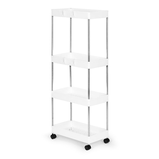 ModernHome Plastična polica na stalku sa 4 police i točkićima PJJCBS101-04