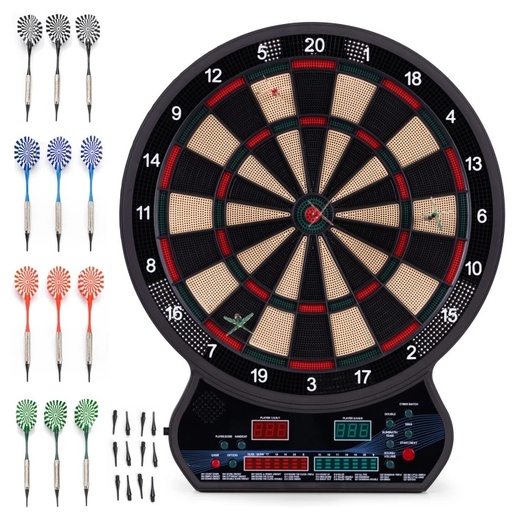 MULTIGARDEN Elektronski pikado 42 cm sa LCD ekranom, 27 igara, set sa 12 pikada AP-607