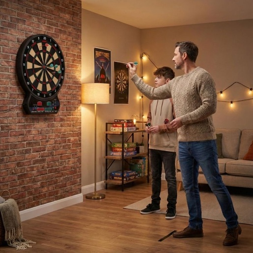 MULTIGARDEN Elektronski pikado 42 cm sa LCD ekranom, 27 igara, set sa 12 pikada AP-607