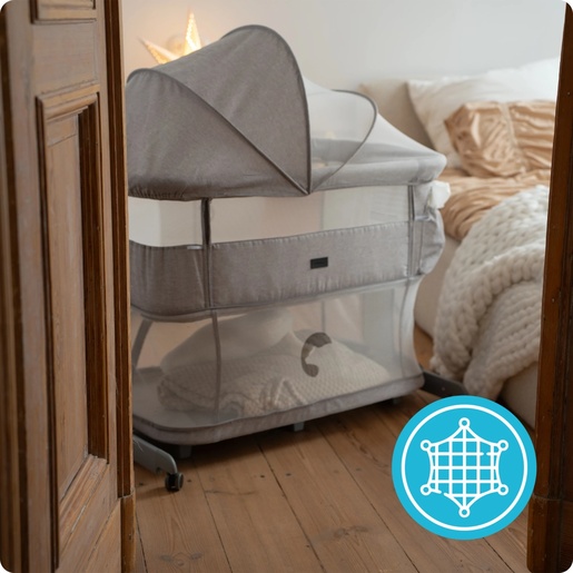 Kidnort Snackskal II kolevka/ prenosivi krevatac black KNLOZ000013