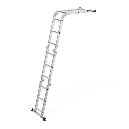 ModernHome Aluminijumske višenamenske merdevine 4x3, sa šarkama, sklopive, nosivost 150 kg WK4210-3D