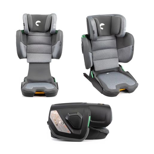 Kidnort Mane auto sedište i-size 100-150cm grey KNFOT000013