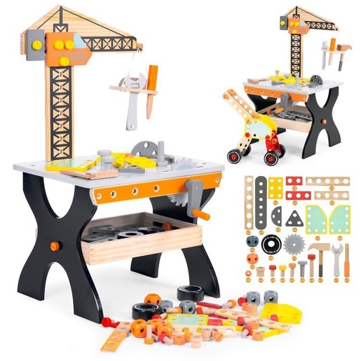 ECO TOYS Drvena radionica za decu, sto sa alatom – TL812003