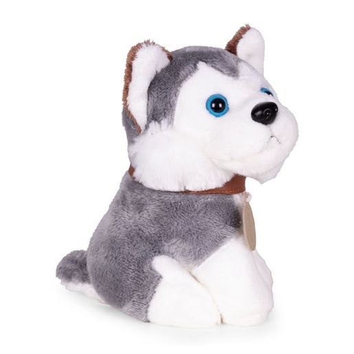 ECO TOYS Plišana igračka za decu, štene Husky, torba + četka za negu HC750229