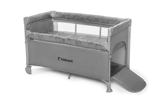 Kidnort Naste prenosivi krevetac light grey mélange KNLOZ000005