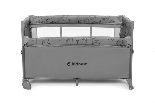 Kidnort Naste prenosivi krevetac light grey mélange KNLOZ000005