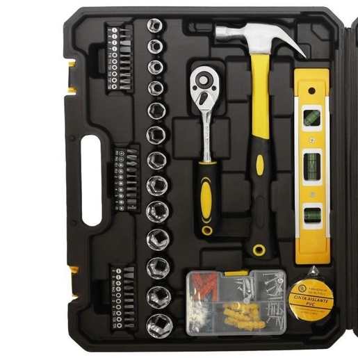 ModernHome Set alata u koferu – 140 delova: ključevi, šrafcigeri, nastavci H-075