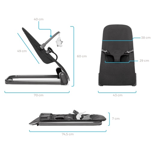 Kidnort Vinbar njihalica grey KNBUJ000003