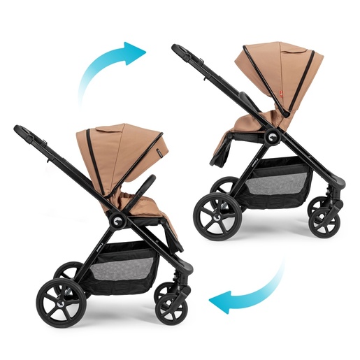 Kidnort Alskar kolica za bebe set 2u1 mocha mousse ZES000024