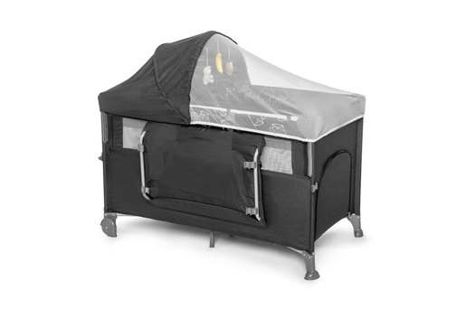 Kidnort Stugan prenosivi krevetac dark grey mélange KNLOZ000010