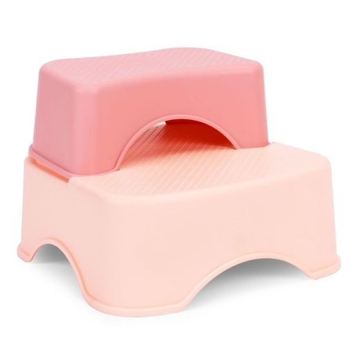 ECO TOYS Adapter za WC šolju sa stepenicama i platformom za decu, roze, ECOTOYS HA-P17-18-PK