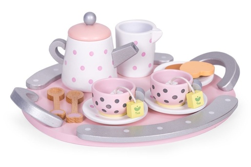 ECO TOYS Drveni set za čaj šolje čajnik 15 komada ECOTOYS W10D824