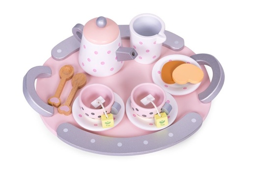 ECO TOYS Drveni set za čaj šolje čajnik 15 komada ECOTOYS W10D824