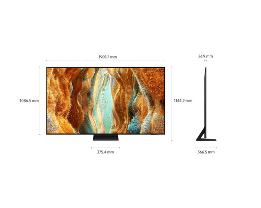 Samsung NeoQLED TV QE85QN70FAUXXH, 4K Ultra HD, Tizen OS Smart, NQ4 AI Gen2 procesor, Neo Quantum HDR, Motion Xcelerator 144Hz