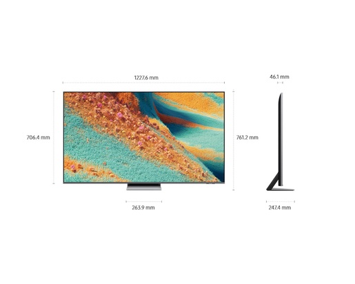 Samsung NeoQLED TV QE55QN85FAUXXH, 4K Ultra HD, Tizen OS Smart, NQ4 AI Gen2 procesor, Neo Quantum HDR +, Motion Xcelerator 144Hz