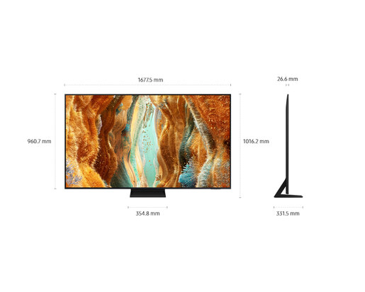 Samsung NeoQLED TV QE75QN70FAUXXH, 4K Ultra HD, Tizen OS Smart, NQ4 AI Gen2 procesor, Neo Quantum HDR, Motion Xcelerator 144Hz