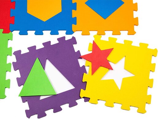 Slagalice podne oblici 9 komada, EVA