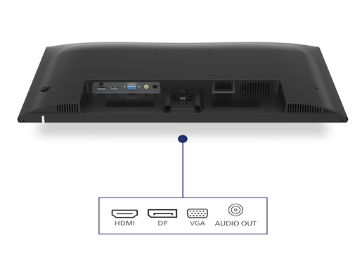 Monitor PHILIPS 27E1N1200A/00 27", IPS, FHD, 120Hz, 4ms GtG, VGA, HDMI, DP, VESA, zvučnici