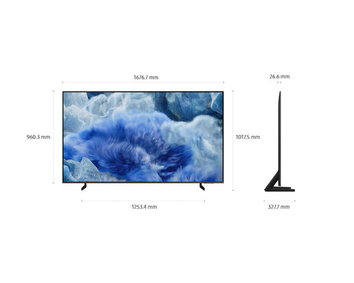 Samsung QLED TV QE75Q8FAAUXXH, 4K Ultra HD, Tizen OS Smart, Q4 AI procesor, Quantum HDR+, Motion Xcelerator