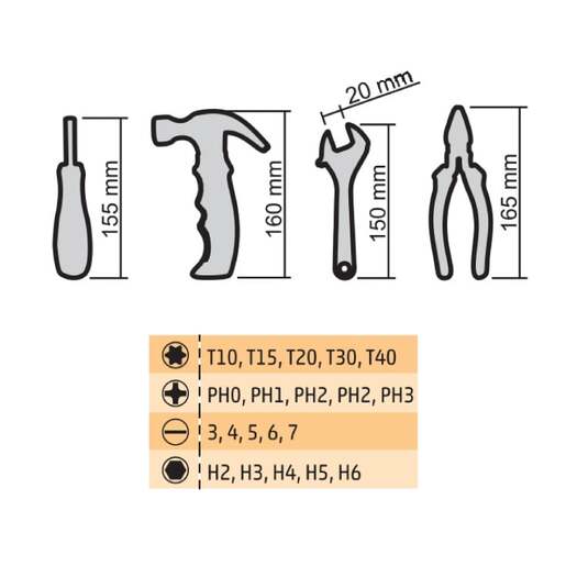 Set alata 24 kom. De418679