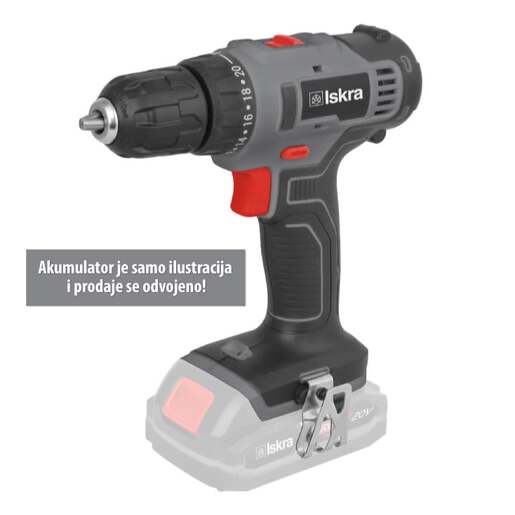 Iskra x-cross akumulatorska bušilica 20v Ix-dr39