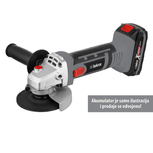 Iskra x-cross akumulatorska ugaona brusilica 20v Ix-ag07