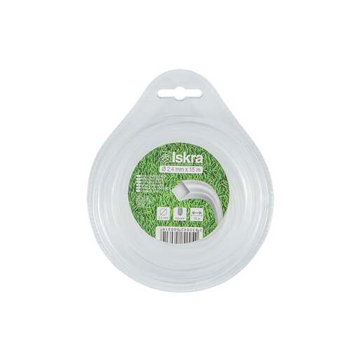 Iskra sajla za trimer - kvadratna 15 m Nit2.4x15-kvad.
