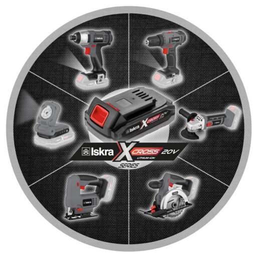 Iskra x-cross akumulatorski udarni odvijač 20v Ix-tw07