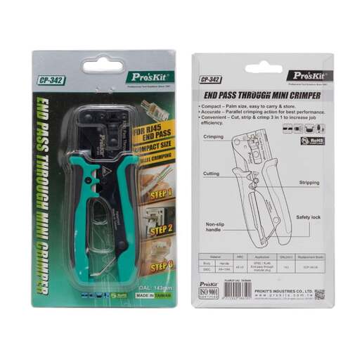 Krimp klešta za prolazne rj45 utikače Cp-342