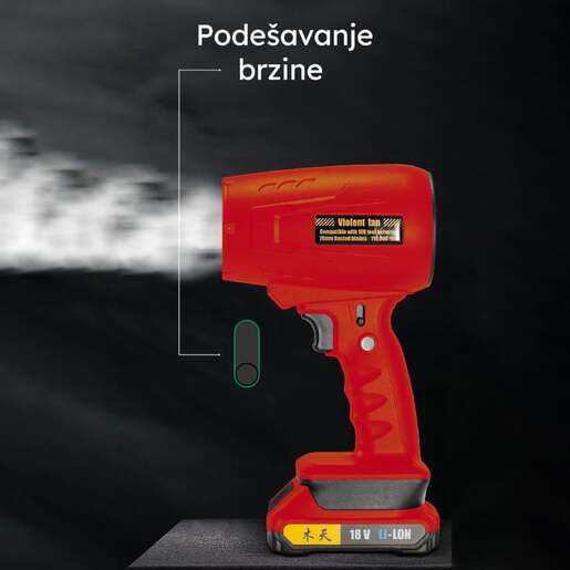 Turbo aku fen 20463-5687rd