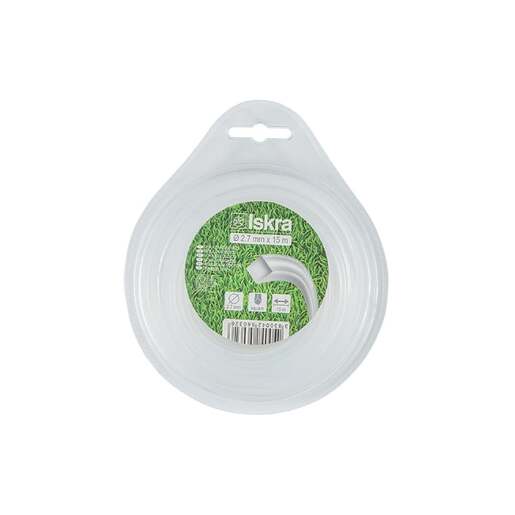 Iskra sajla za trimer - kvadratna 15 m Nit2.7x15-kvad.