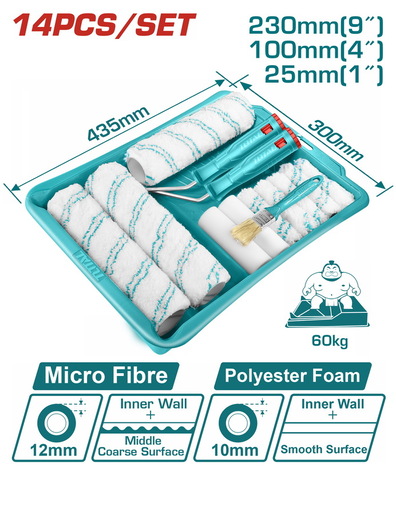 TOTAL 14-delni set valjaka sa posudom THT862302