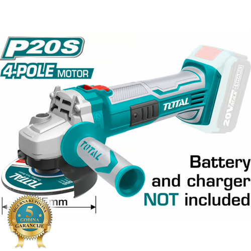 TOTAL Li-ion bežična brusilica TAGLI1151