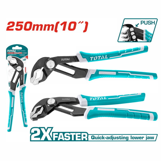 TOTAL Klešta papagajke 250mm, brzo otvarajuća THTJ381006