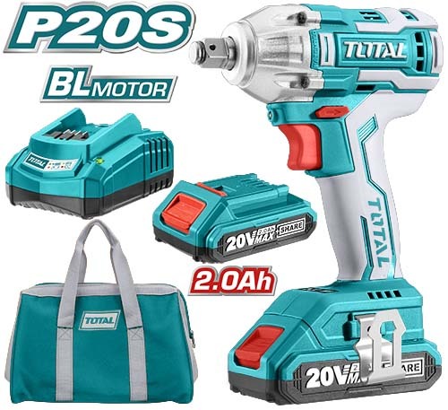 TOTAL Aku nasadni odvijač 300NM TIWLI2001