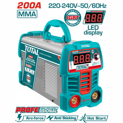 TOTAL Inverter MMA aparat za zavarivanje 200A TW220069E
